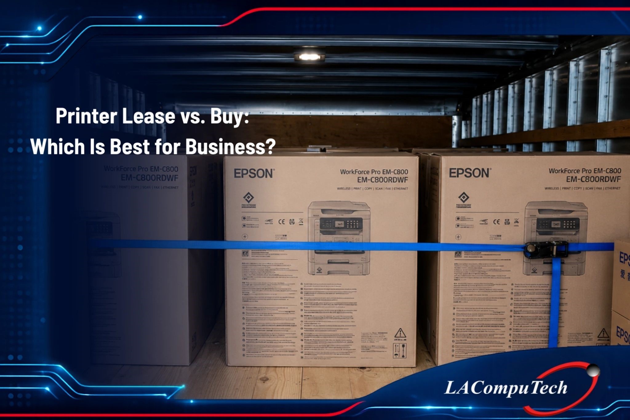Printer lease versus buying a printer for business cost comparison